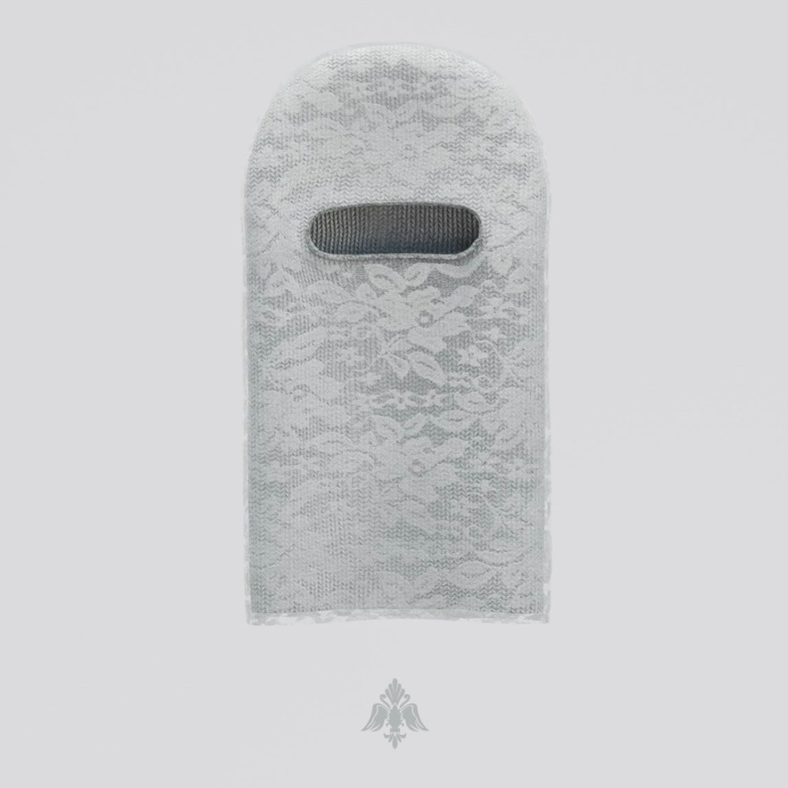 CLOUD WHITE LACE BALACLAVA