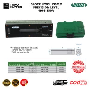 INSIZE 4903-150A Block Level Original 150mm | Precision Level Industri | Jaytos