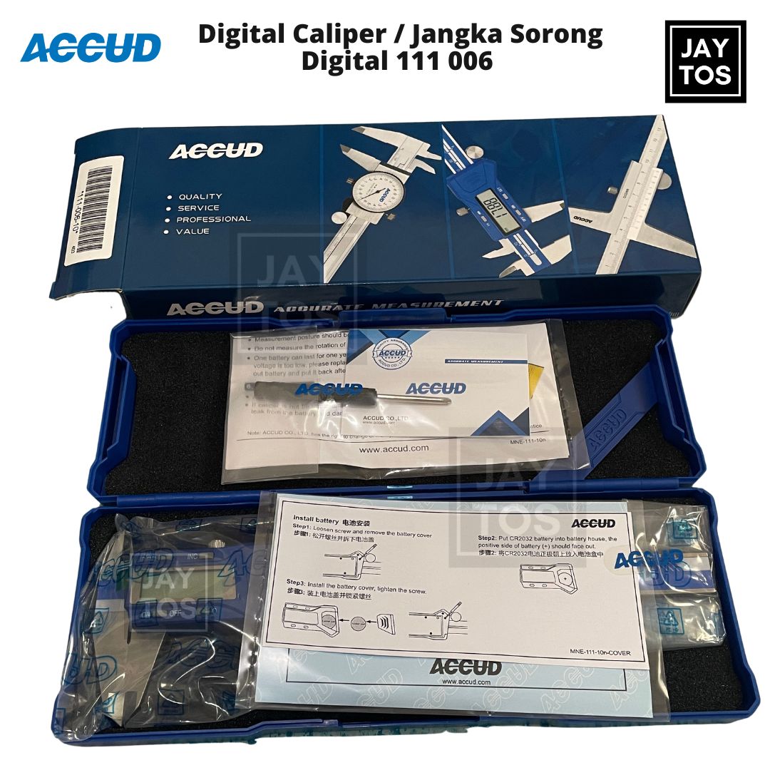 ACCUD Digital Caliper Jangka Sorong Digital Jaytos
