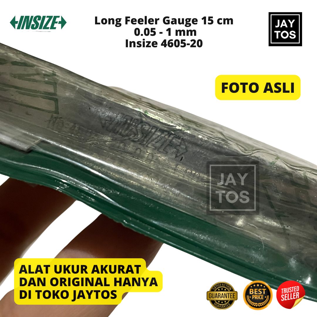 INSIZE 4605-20 Long Feeler Gage 15 cm Jaytos